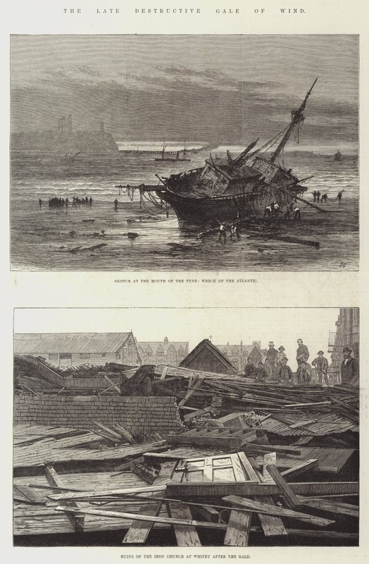 La récente tempête destructrice - John Gilbert