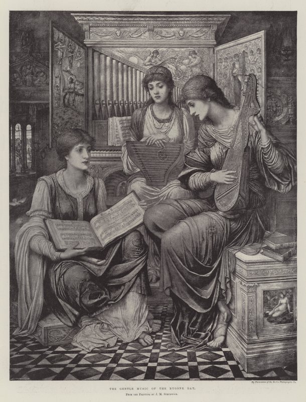 La douce musique du jour passé - John Melhuish Strudwick