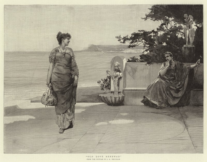 Vieil Amour Renouvelé - John Reinhard Weguelin
