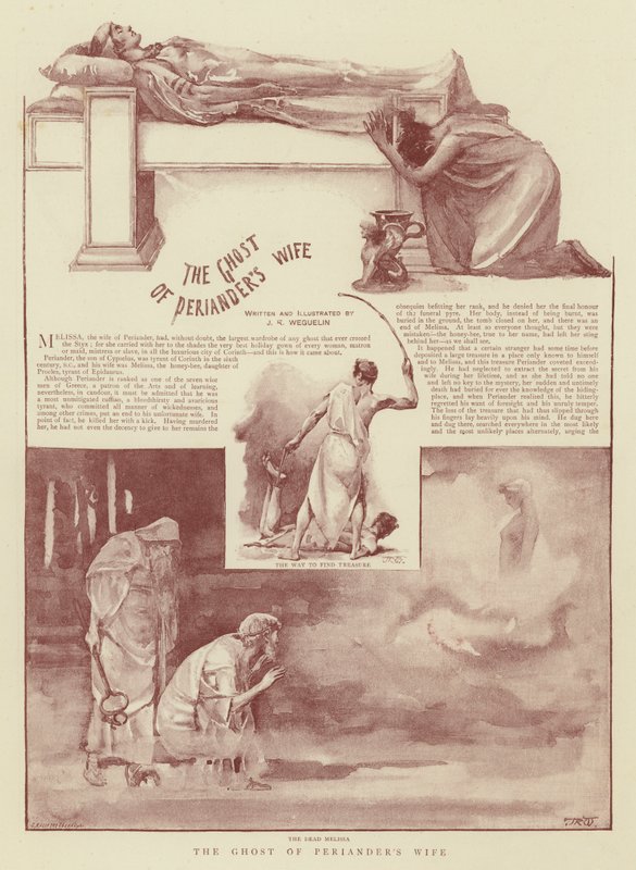 Le fantôme de la femme de Périandre - John Reinhard Weguelin