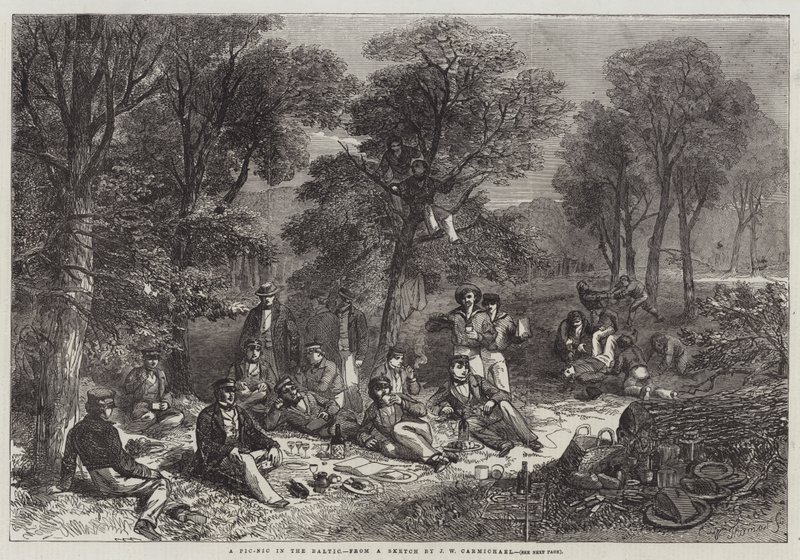 Un pique-nique dans la Baltique - John Wilson Carmichael