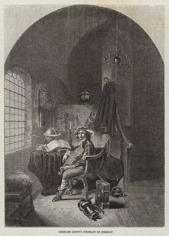 Portrait de Gerhard Douw par lui-même - John Wykeham Archer