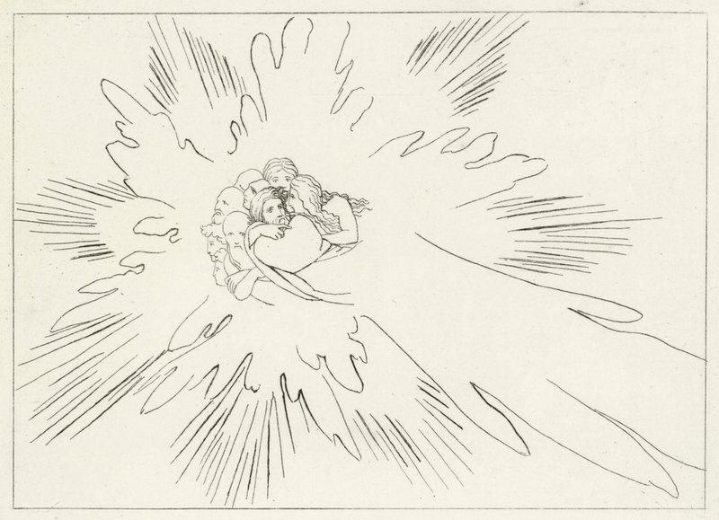 Saint Pierre, Paradis, Chant 24 - John (after) Flaxman
