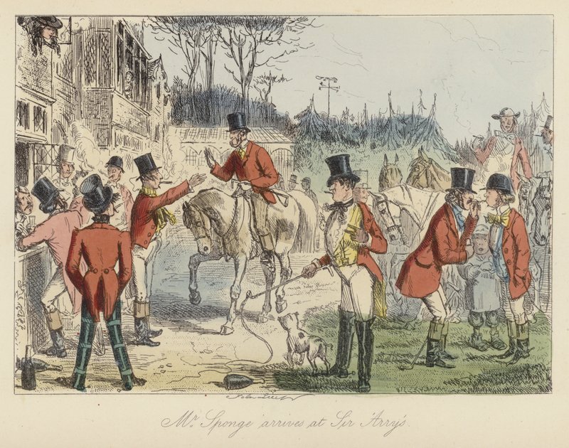 Illustration de John Leech pour Mr Sponge