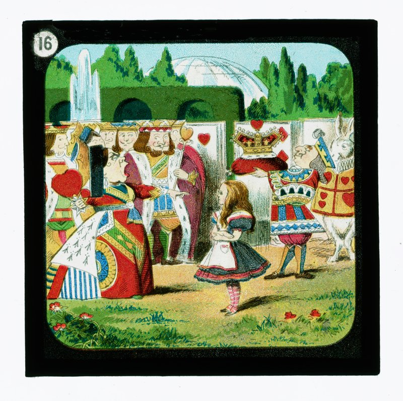 Alice au pays des merveilles, diapositives colorées - John (after) Tenniel