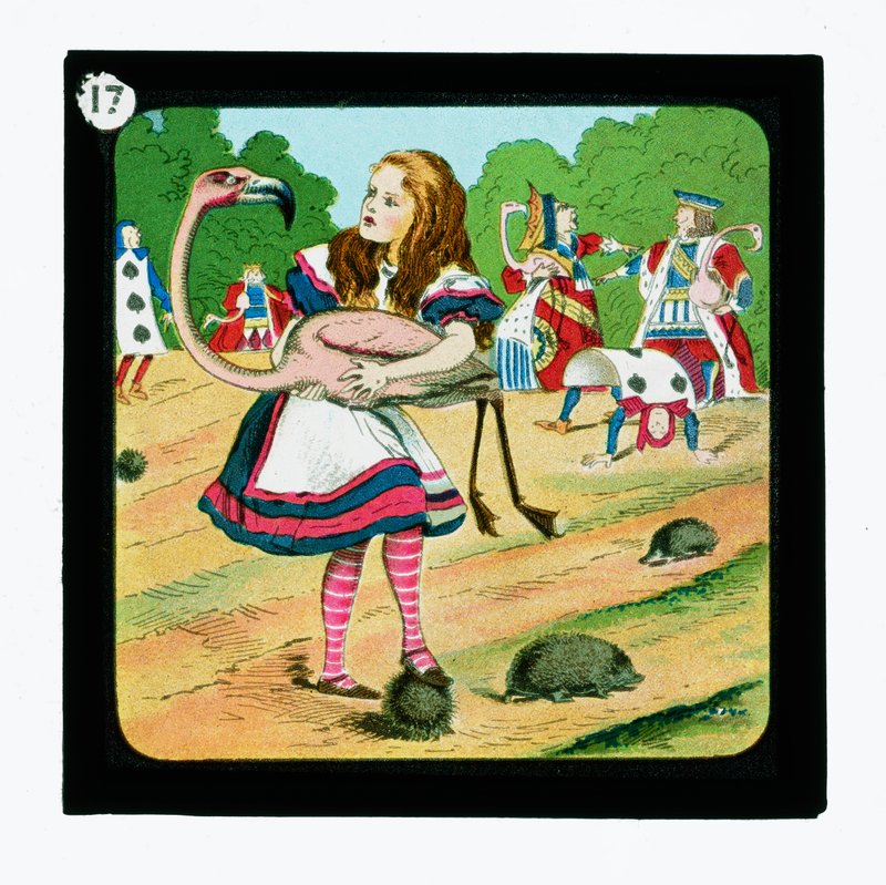 Alice au pays des merveilles, diapositives colorées - John (after) Tenniel