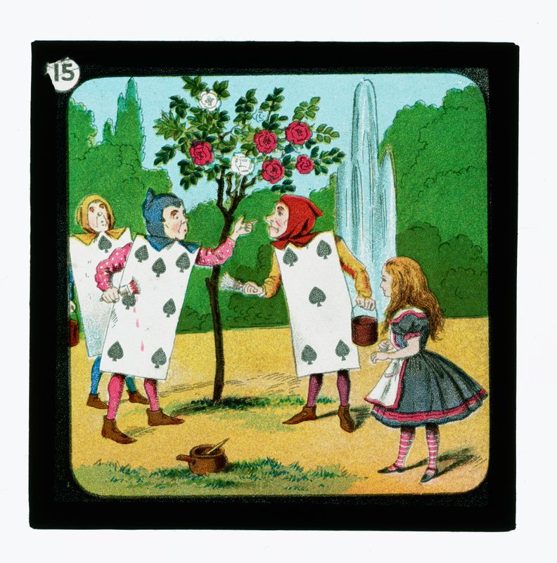 Alice au pays des merveilles, diapositives colorées - John (after) Tenniel