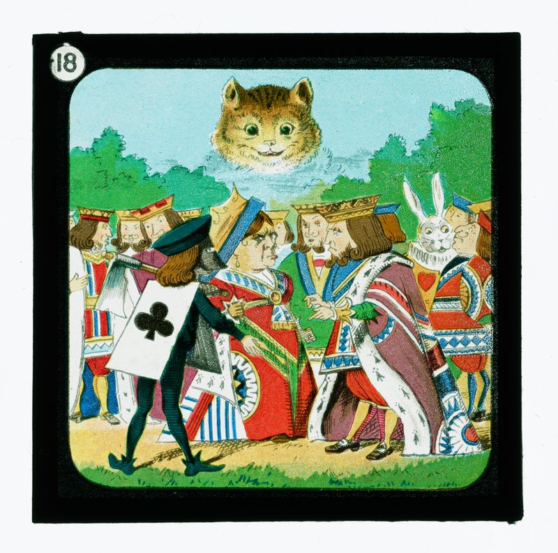 Alice au pays des merveilles, diapositives colorées - John (after) Tenniel