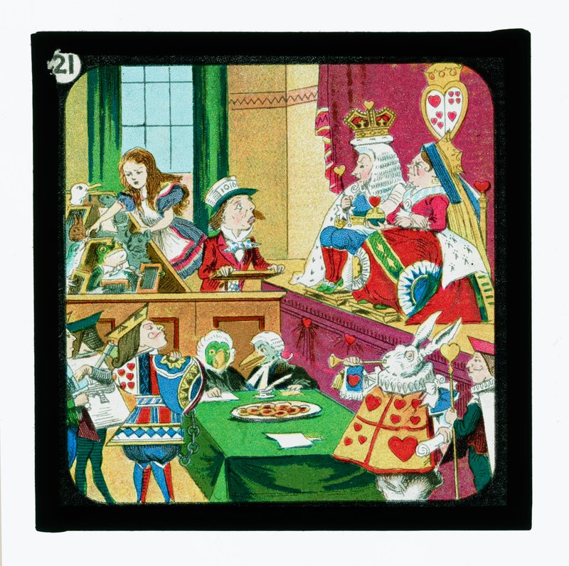 Alice au pays des merveilles, diapositives colorées - John (after) Tenniel