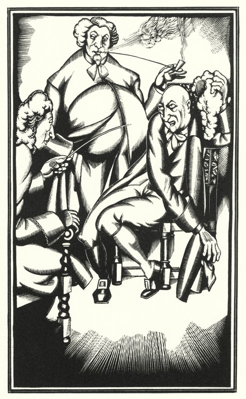 Illustration pour Tristram Shandy par Laurence Sterne - John Austen