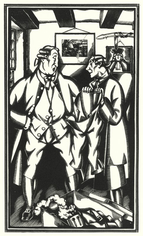 Illustration pour Tristram Shandy par Laurence Sterne - John Austen