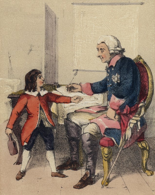 Frédéric le Grand et son neveu - John Callcott Horsley