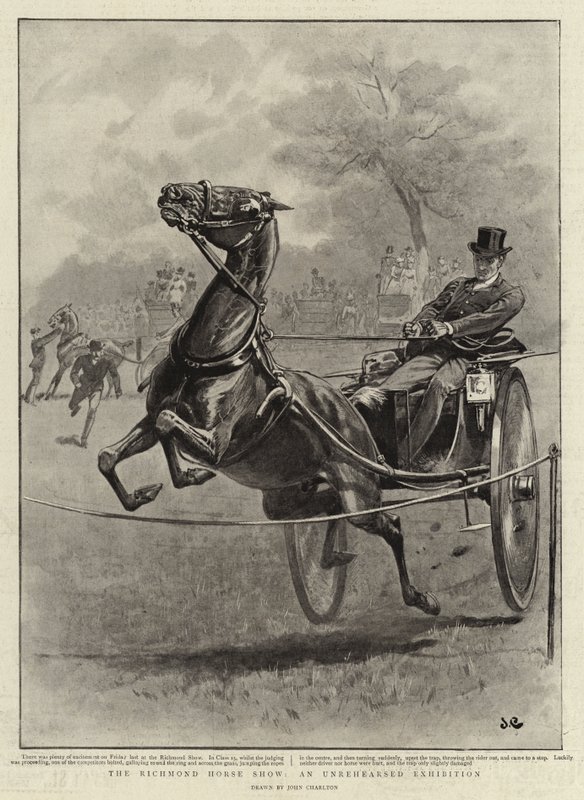 Le concours hippique de Richmond, une exposition improvisée - John Charlton