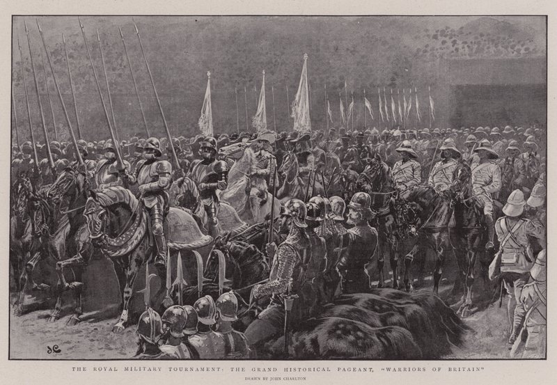 Le tournoi militaire royal, le grand spectacle historique, guerriers de Grande-Bretagne - John Charlton