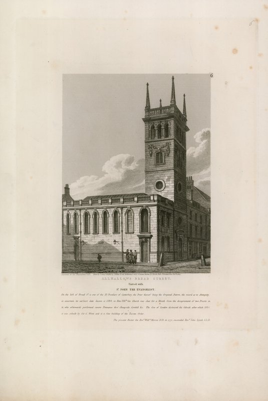 All Hallows, Bread Street, Londres - John Coney