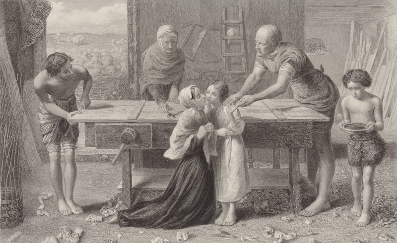 Le Christ dans la maison de ses parents - John Everett Millais