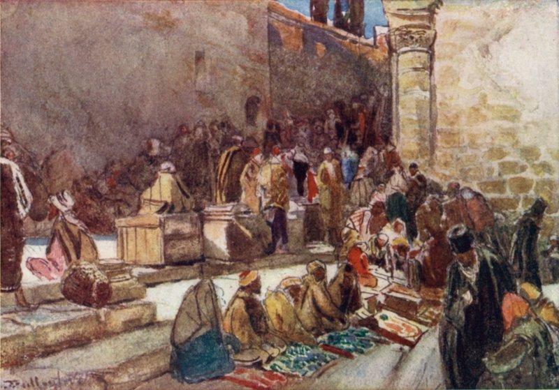 Entrée du parvis de l