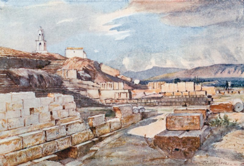Le Grand Temple des Mystères, Éleusis - John Fulleylove