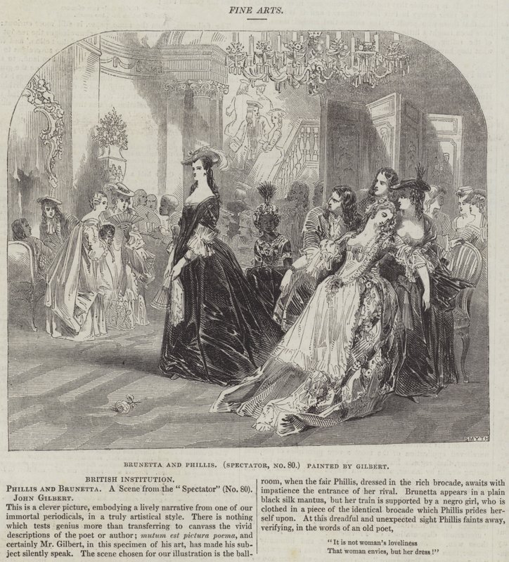 Brunetta et Phillis, Spectator, No 80 - John Gilbert