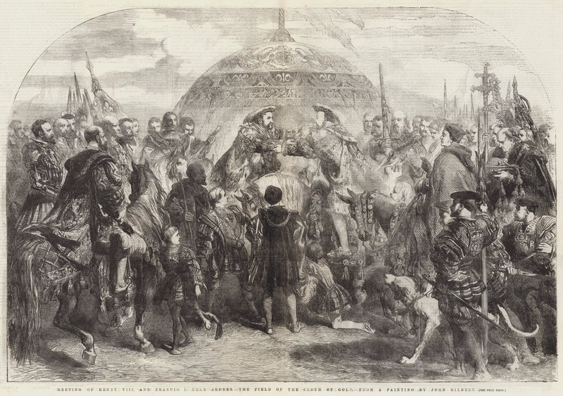 Rencontre de Henri VIII et François Ier près d