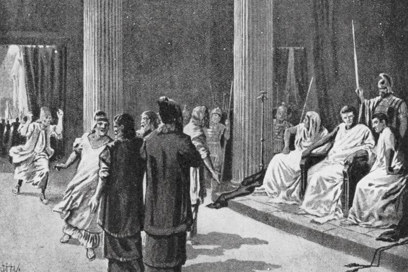 Les Juifs devant Caligula, 40 après J.-C. - John Harris Valda