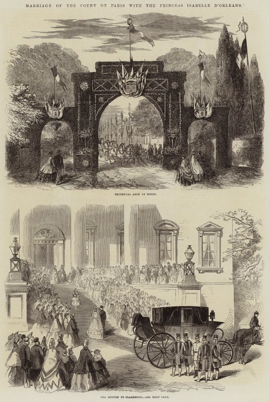Mariage du comte de Paris avec la princesse Isabelle d