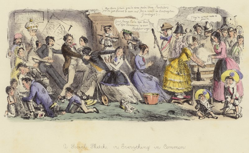 Une esquisse sociale, ou tout en commun - John Leech