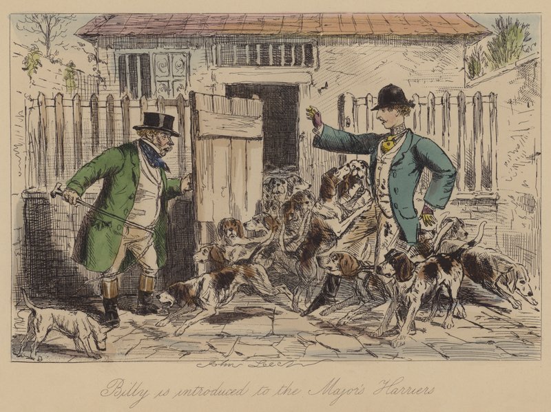Billy est présenté aux harriers du maire - John Leech