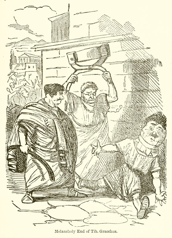 Fin mélancolique de Tib. Gracchus - John Leech