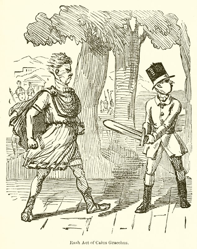 Acte téméraire de Caius Gracchus - John Leech