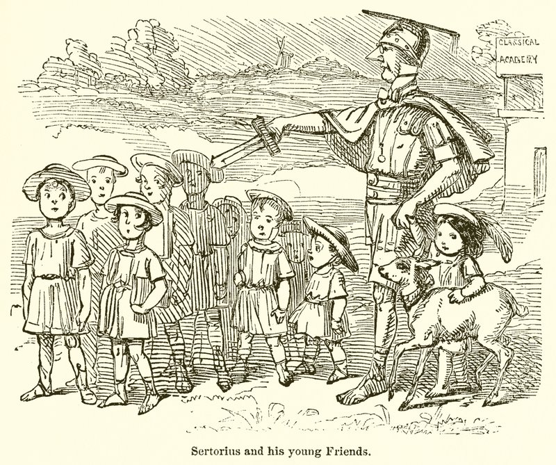 Sertorius et ses jeunes amis - John Leech