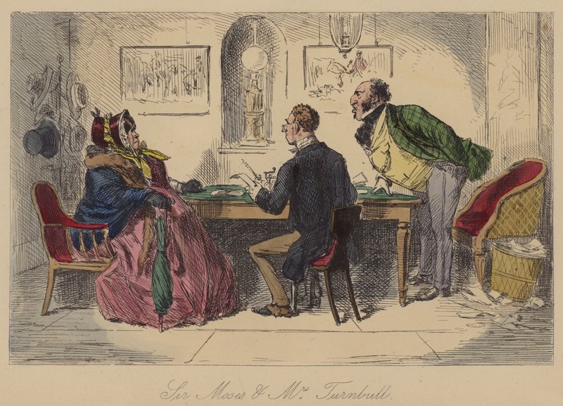 Sir Moses et Mme Turnbull - John Leech