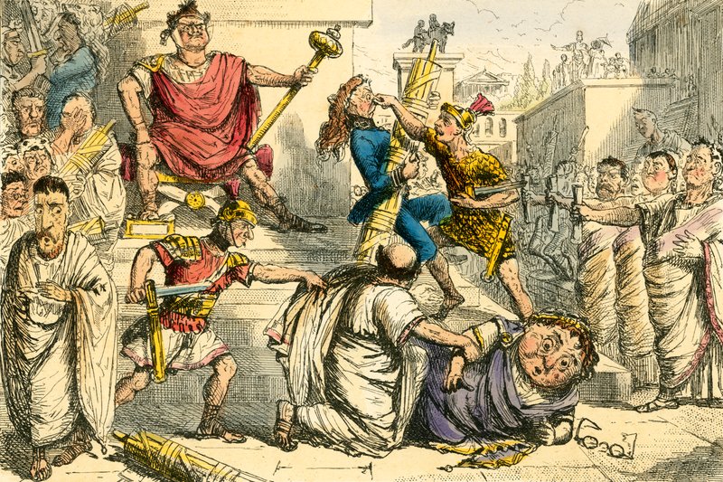 Tarquinius Superbus se fait roi - John Leech