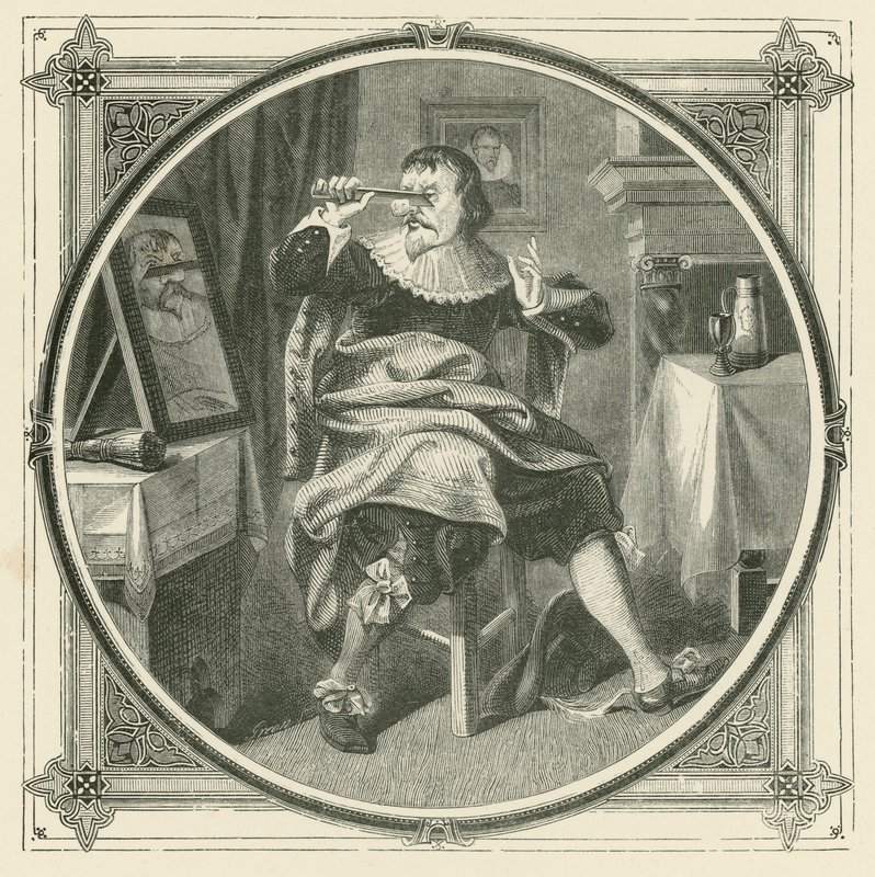 Qui se coupe le nez se fait du tort à lui-même (gravure) - John Leighton