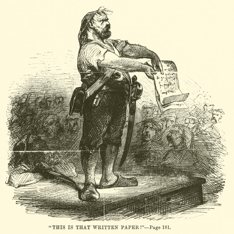 Illustration pour Un conte de deux villes de Charles Dickens - John McLenan