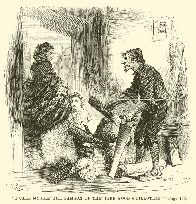 Illustration pour Un conte de deux villes de Charles Dickens - John McLenan
