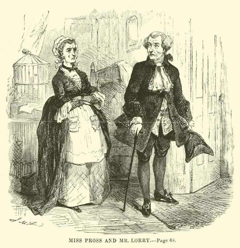 Illustration pour Un conte de deux villes de Charles Dickens - John McLenan