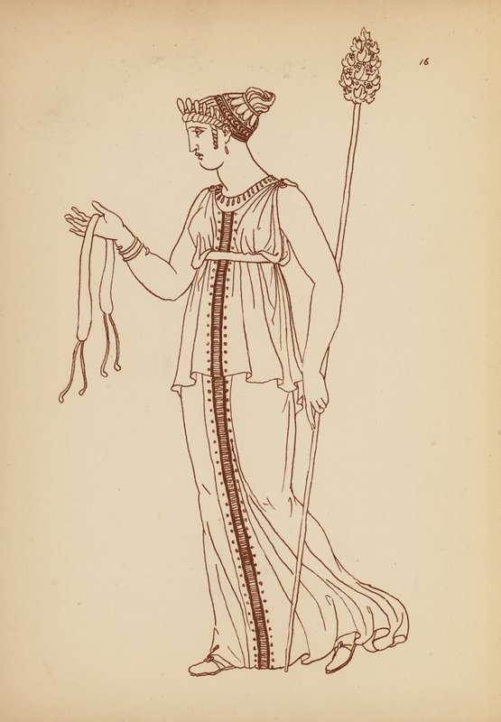 Costume Féminin de la Grèce Antique - John Moyr Smith
