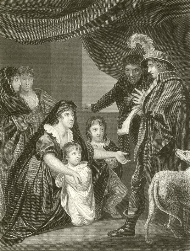 Lady Elizabeth Gray suppliant Édouard IV de protéger ses enfants - John Opie