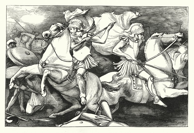 Les Grands Frères Jumeaux - John Reinhard Weguelin