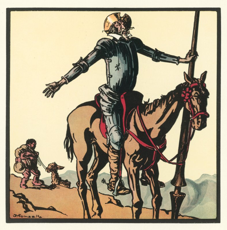Kensington Rhymes : Don Quichotte - John Robert (after) Monsell