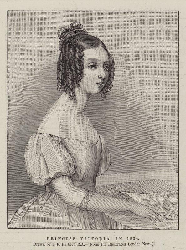 Princesse Victoria, en 1834 - John Rogers Herbert