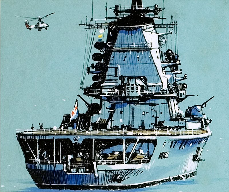 Le transporteur russe Moskva - John S. Smith