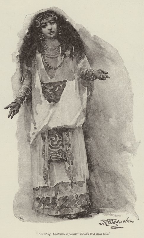 La Fille de Montezuma, par H Rider Haggard - John Seymour Lucas