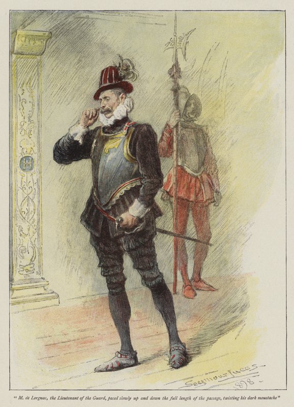 Le cœur de Denise (chromolithographie) - John Seymour Lucas