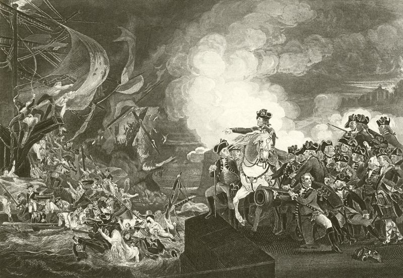 Le siège de Gibraltar - John Singleton Copley