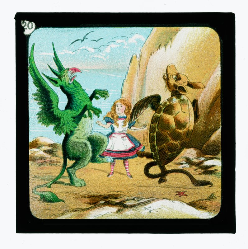 Alice au pays des merveilles, diapositives colorées - John Tenniel
