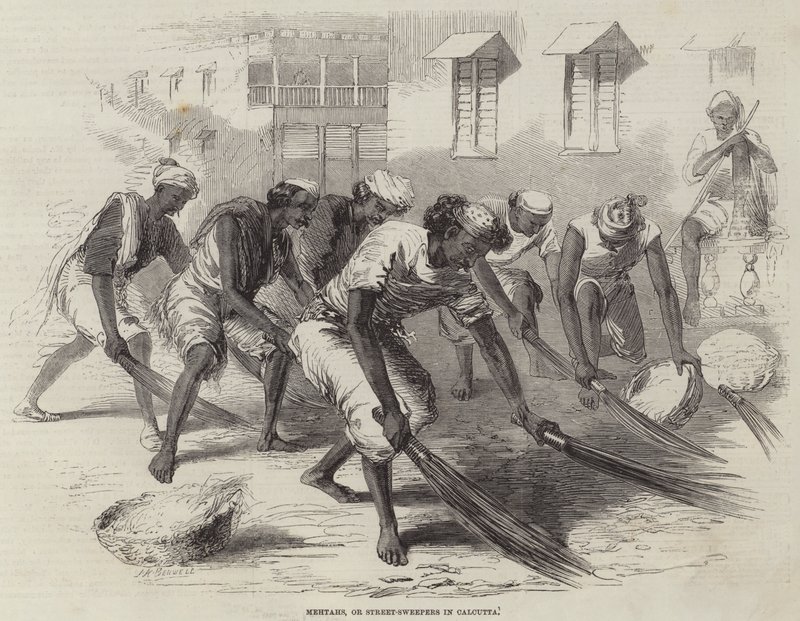Mehtahs, ou balayeurs de rue à Calcutta - Joseph Austin Benwell