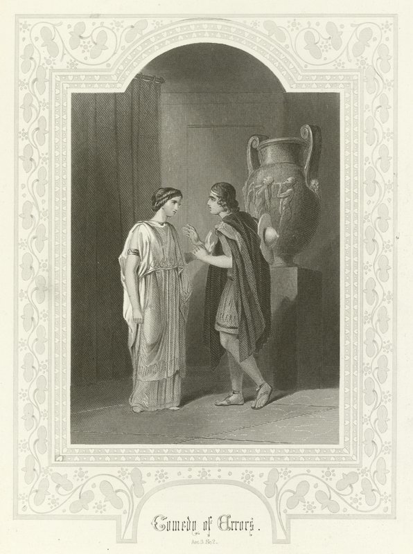 La Comédie des erreurs, Acte III, scène ii - Joseph Kenny Meadows