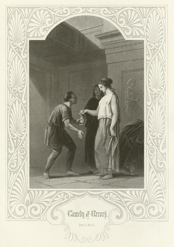 La Comédie des erreurs, Acte IV, Scène ii - Joseph Kenny Meadows